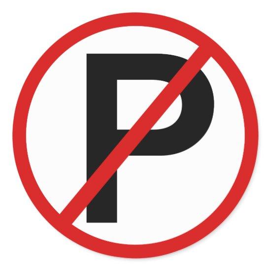 Parking Not Allowed Stickers