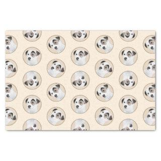 Parson Jack Russell Terrier Painting Pet Dog Art Tissue Paper