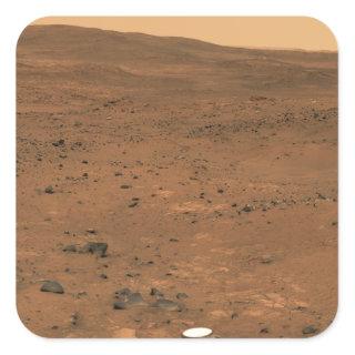 Partial Seminole panorama of Mars Square Sticker