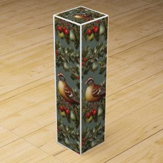 Partridge in a pear tree wine box