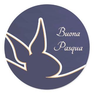 Pasqua | Happy Easter Classic Round Sticker