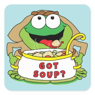 Passover Sticker "Got Soup?" Square Sticker