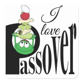 Passover Sticker Square "P is for Passover"