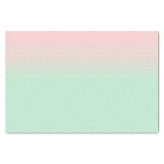 Pastel Aesthetic Muted Gradient Pink Mint Green  Tissue Paper