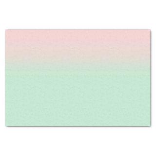 Pastel Aesthetic Muted Gradient Pink Mint Green  Tissue Paper