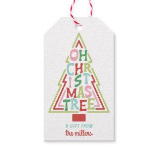 Pastel Christmas | Oh Christmas Tree  Gift Tags