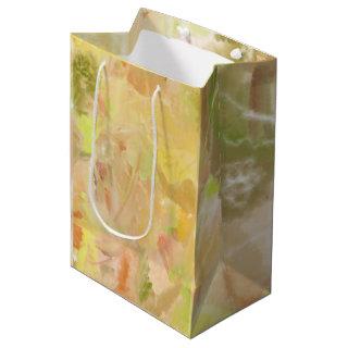 Pastel Citrus Watercolor Designer Print Medium Gift Bag