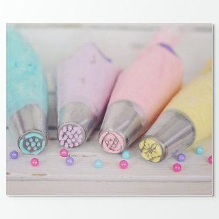 Pastel Colored Cake Decorating Tools Photograph