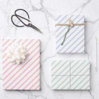 Pastel Colored Stripes  Sheets