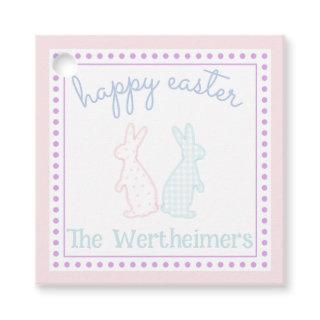 Pastel Easter Bunny Gift Tags