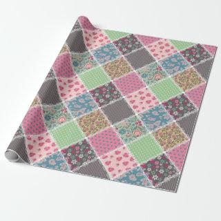 Pastel Floral Quilt Squares