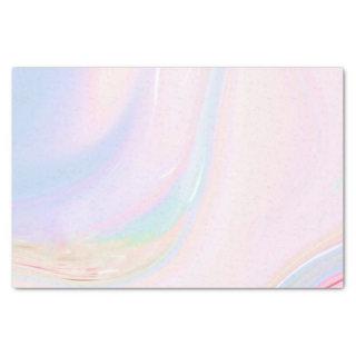Pastel Holographic Marble Plastic Pattern Tissue Paper