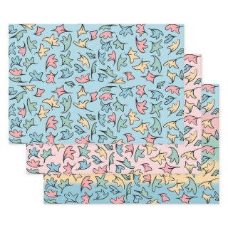 Pastel Leaves Collection 1  Sheets
