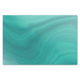 Pastel Light Turquoise Abstract Tissue Paper