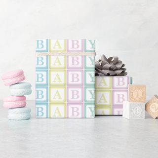 Pastel Multicolor Baby Blocks