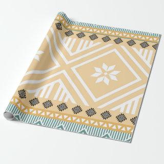 Pastel Native Fabric Seamless Pattern,  Thai Nativ