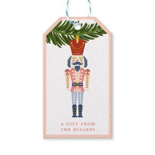 Pastel Nutcracker Christmas Personalized Ornament  Gift Tags
