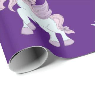 Pastel Purple and White Unicorns