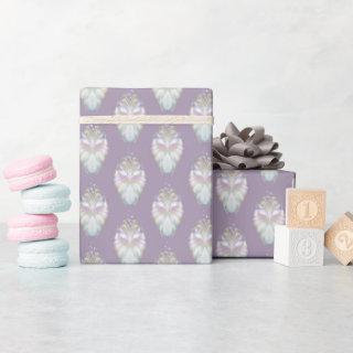 Pastel Purple Oracle Owl Pattern