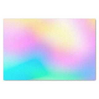 Pastel Rainbow Colors Abstract Blur Gradient Ombre Tissue Paper