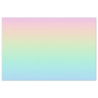 Pastel rainbow tissue paper