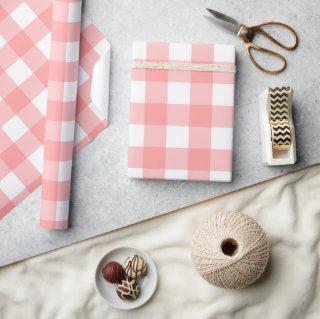 Pastel Raspberry Red Plaid Pattern Easter