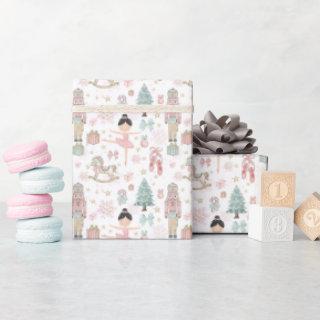 Pastel The Nutcracker Christmas Ballet Decoupage