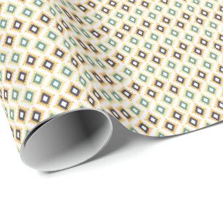 Pastel Tone Tribal Geometric Pattern