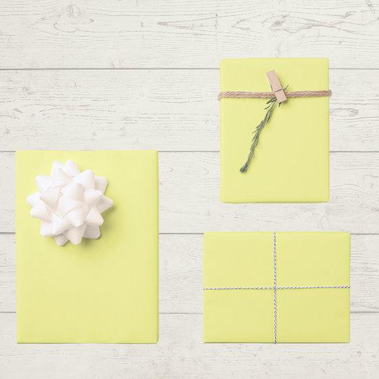 Pastel Yellow Solid Color  Sheets