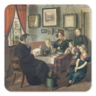 Pastor Johann Wilhelm Rautenberg and his Square Sticker