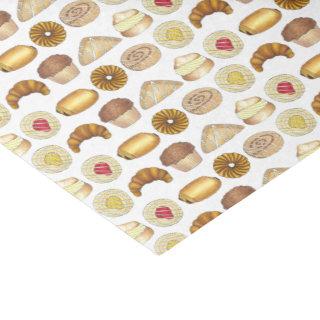 Pastry Tray Croissant Danish Muffin Baked Goods Tissue Paper