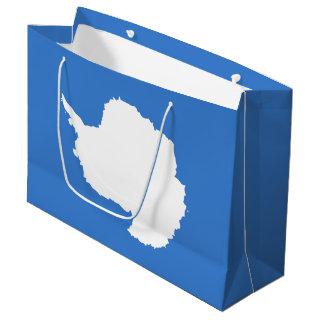 Patriotic Antarctica Flag Large Gift Bag