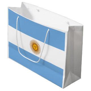 Patriotic Argentinian Flag Large Gift Bag