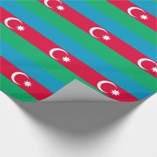 Patriotic Azerbaijan Flag