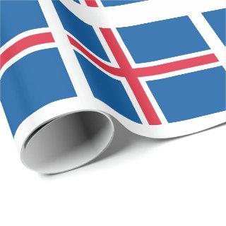Patriotic Iceland Flag