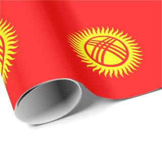 Patriotic Kyrgyzstan Flag