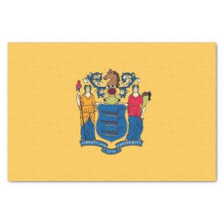 Patriotic tissue paper with flag New Jersey