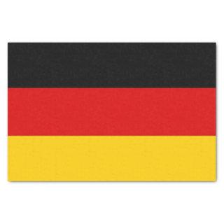 Patriotic tissue paper with flag of Germany