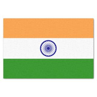 Patriotic tissue paper with flag of India