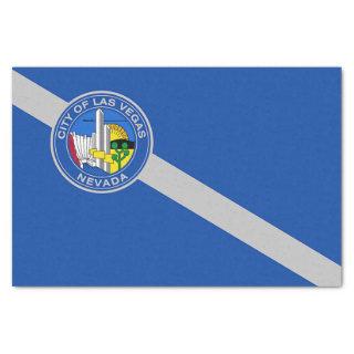 Patriotic tissue paper with flag of Las Vegas, USA