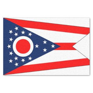 Patriotic tissue paper with flag Ohio