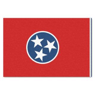 Patriotic tissue paper with flag Tennessee