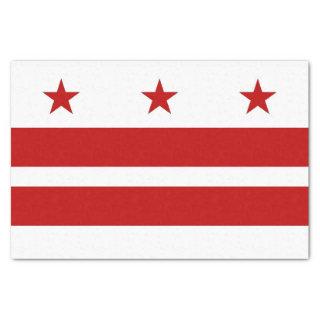 Patriotic tissue paper with flag Washington DC