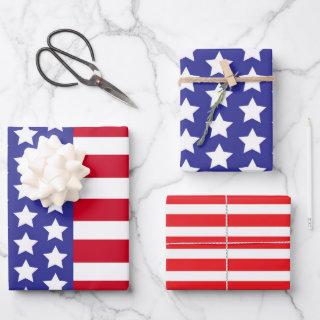 Patriotic USA flag Stars & Stripes American  Sheets