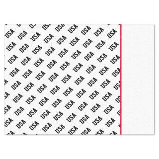 Patriotic USA Pattern Two Tone Olympic Sports Fun Tissue Paper