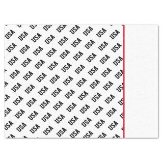 Patriotic USA Pattern Two Tone Olympic Sports Fun Tissue Paper