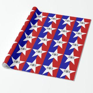 Patriotic  Flag of San Antonio