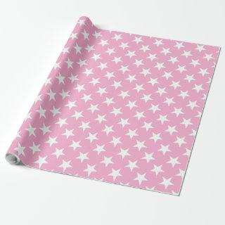 Pattern Cute Pink White Stars Gift Elegant Modern