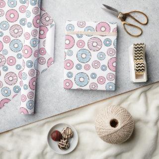 Pattern Of Donuts, Pink Donuts, Blue Donuts