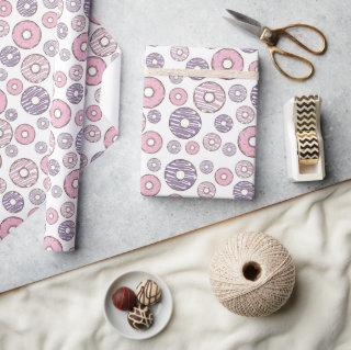 Pattern Of Donuts, Pink Donuts, Purple Donuts